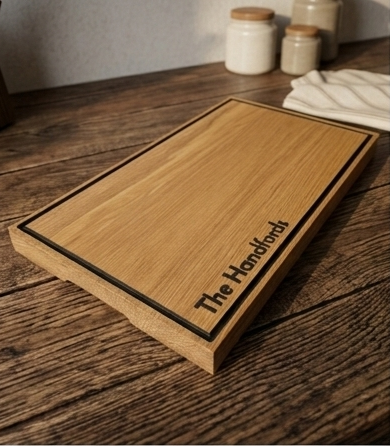 The Guv'nor - Solid Oak Chopping Board, Butchers Block - With Personalisation
