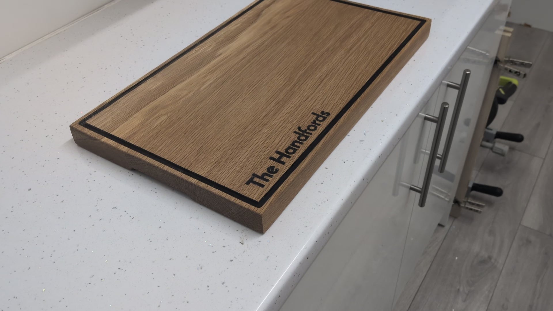 The Guv'nor - Solid Oak Chopping Board, Butchers Block - With Personalisation